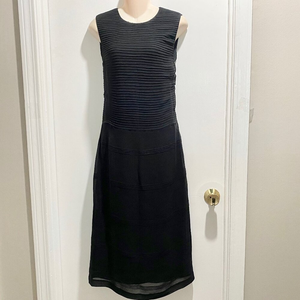 Cynthia Howie Silk Office Siren Whimsigoth Quiet Luxury Minimalist Dress 12